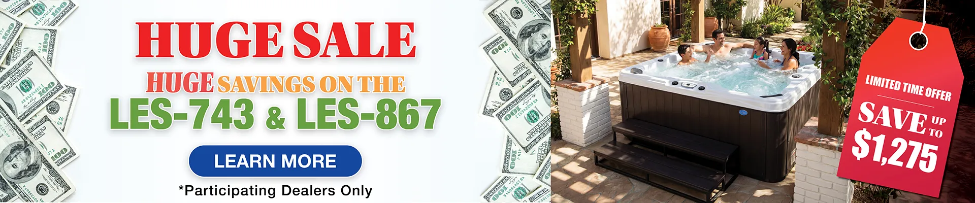 Calspas hot tub being used in a family setting - Southaven