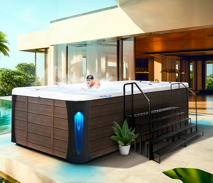 Calspas hot tub being used in a family setting - Southaven